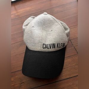 Calvin Klein Fabric Baseball Hat Grey